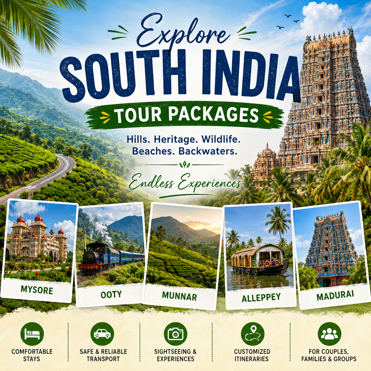 South India Tour Packages – Explore the Best of South India with FALCON ...