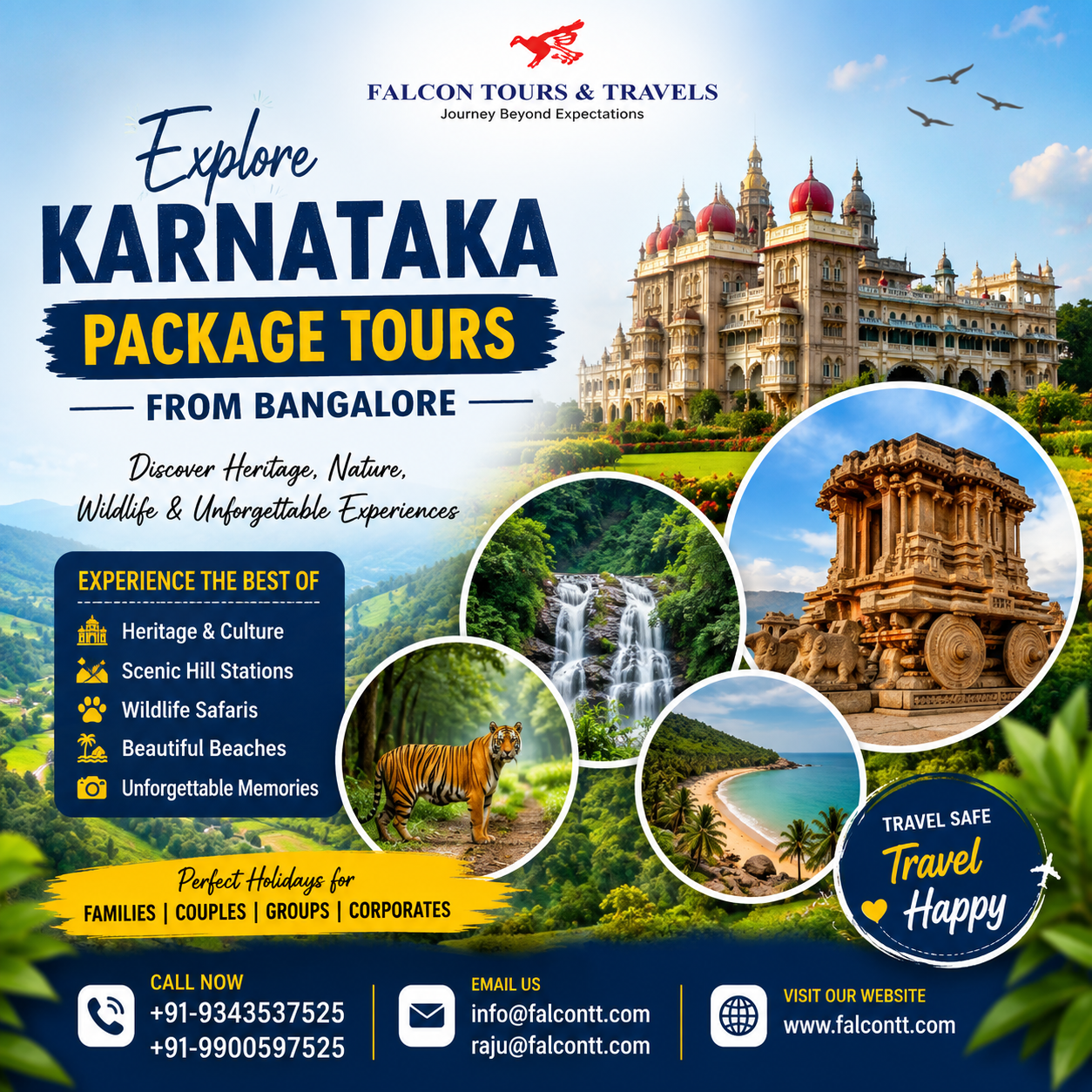 Karnataka Package Tours from Bangalore